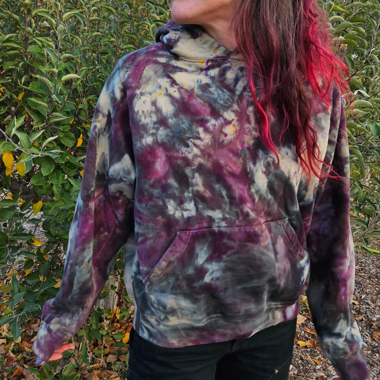 DYED COTTON HOODIE