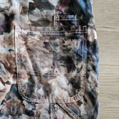 DYED DICKIES OVERALLS - 36X32