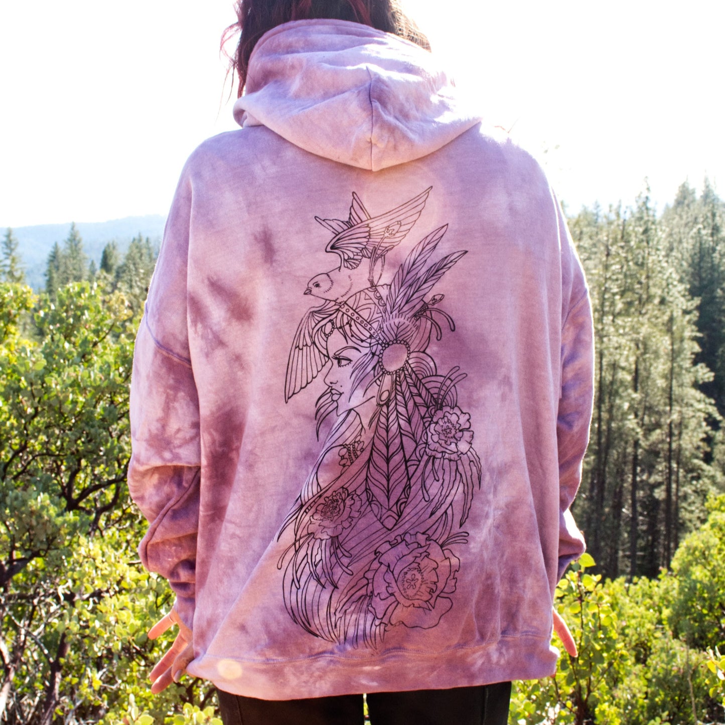 XXXL PURPLE GYPSY HOODIE