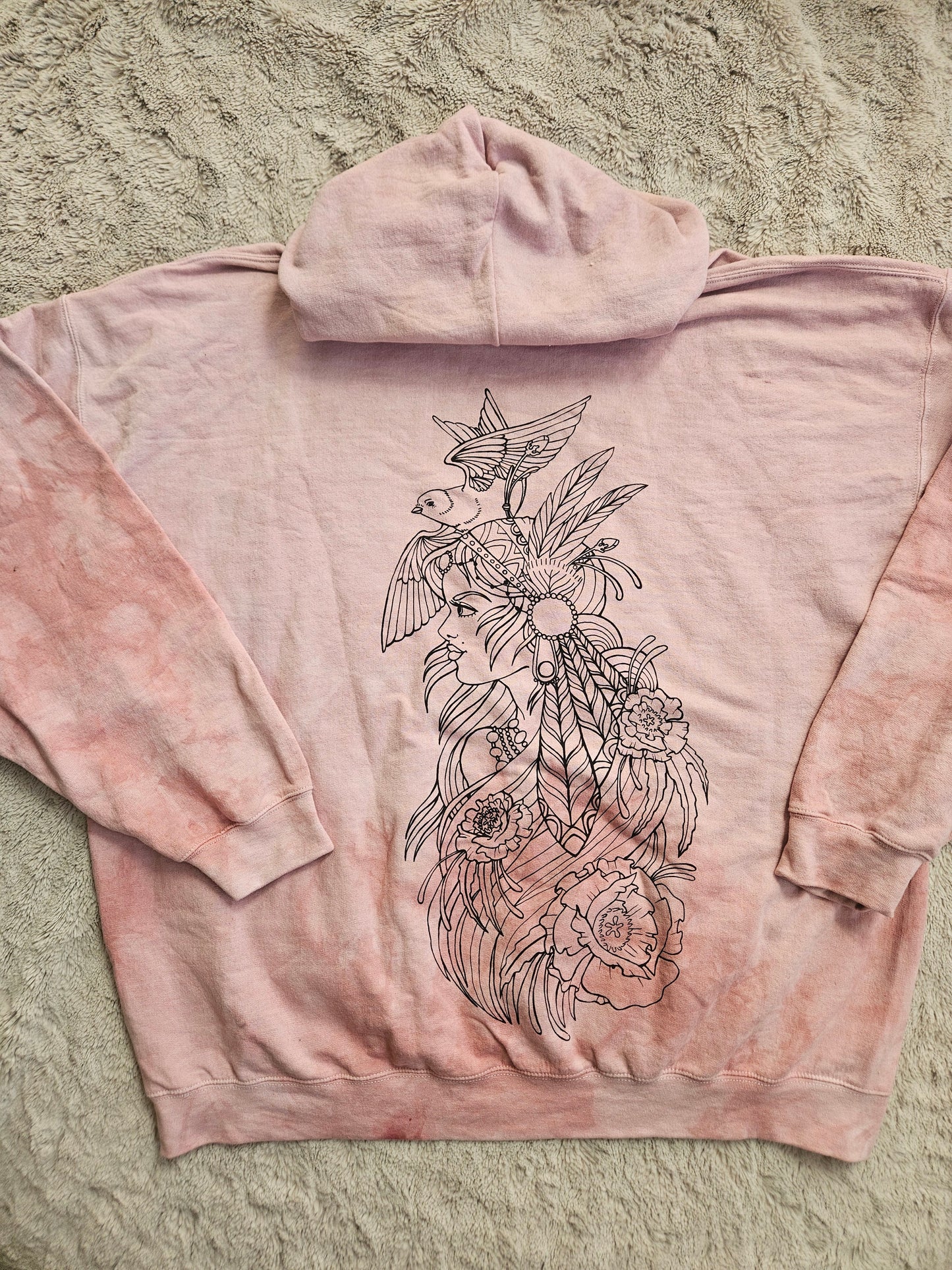 XXL PINK GYPSY HOODIE