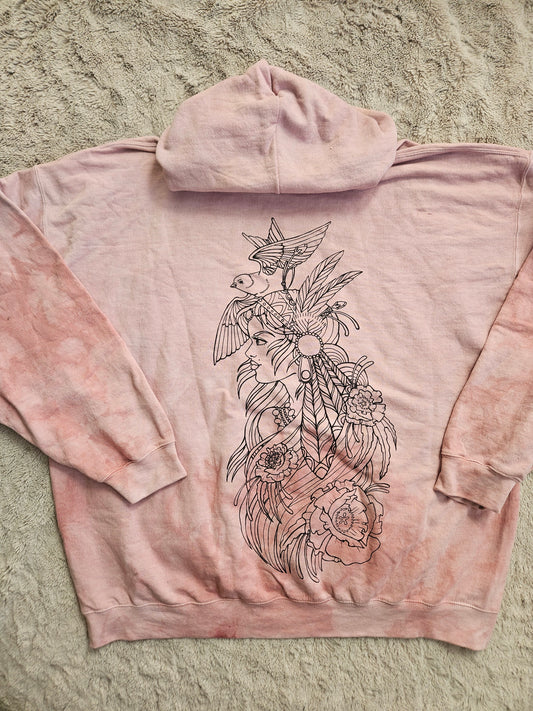 XXL PINK GYPSY HOODIE